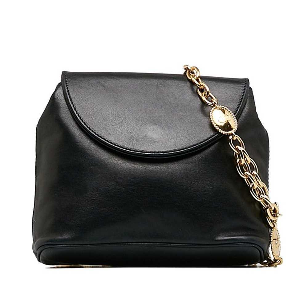 Dior Dior Chain Shoulder Bag Black Leather - image 1