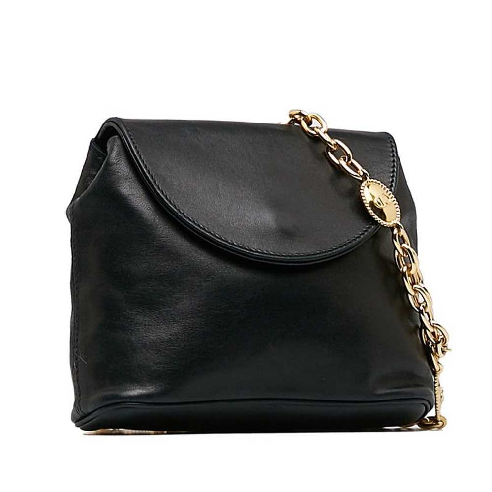 Dior Dior Chain Shoulder Bag Black Leather - image 2