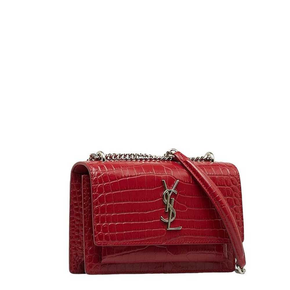 Yves Saint Laurent Saint Laurent Sunset Croc Embo… - image 2