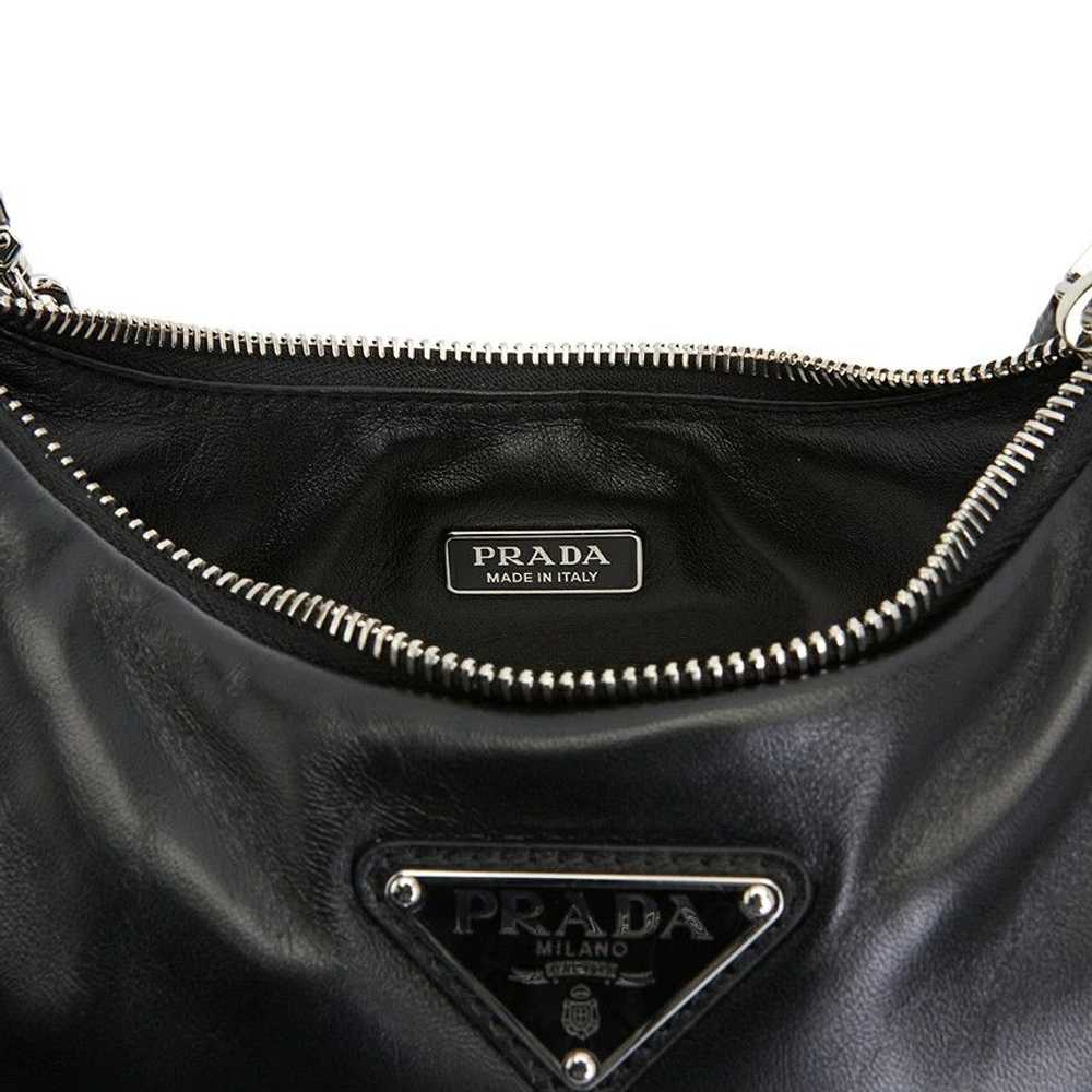 Prada Prada Chain Tote Bag Shoulder Bag Black - image 8