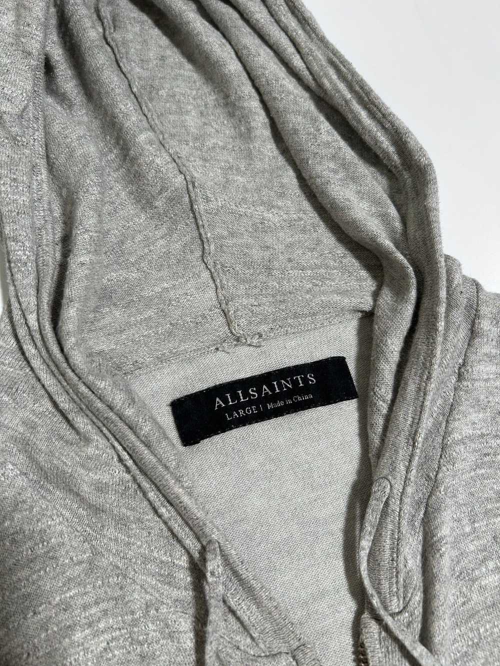 Allsaints × Streetwear All Saints Light grey hood… - image 4