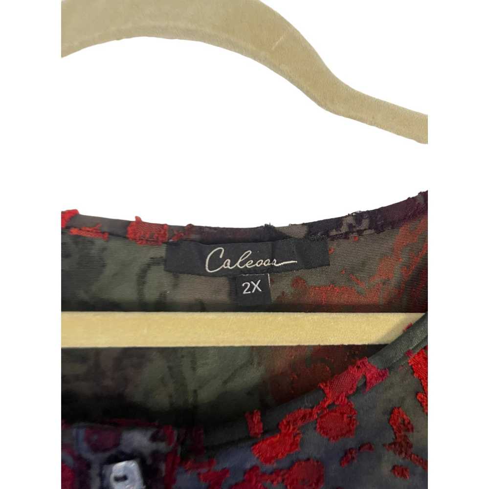Other Calessa Women's Plus Size 2X Velvet Texture… - image 6