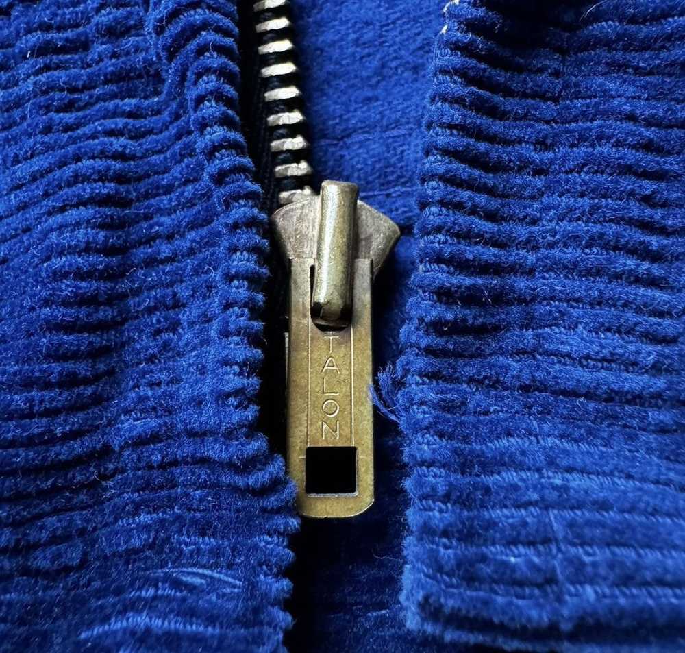 Vintage 1950s Indigo Blue FFA corduroy jacket - image 4