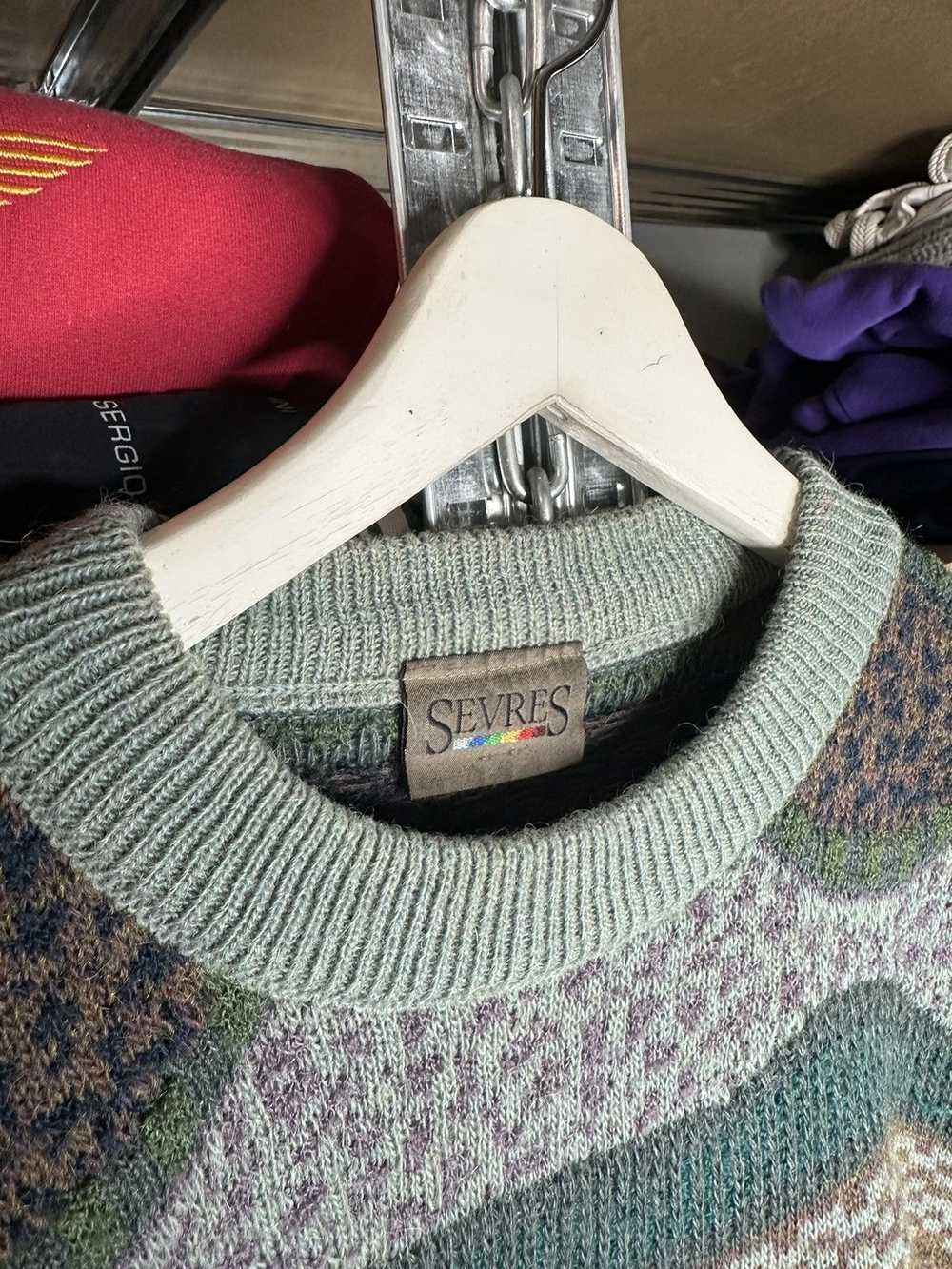 Avant Garde × Coloured Cable Knit Sweater × Vinta… - image 6