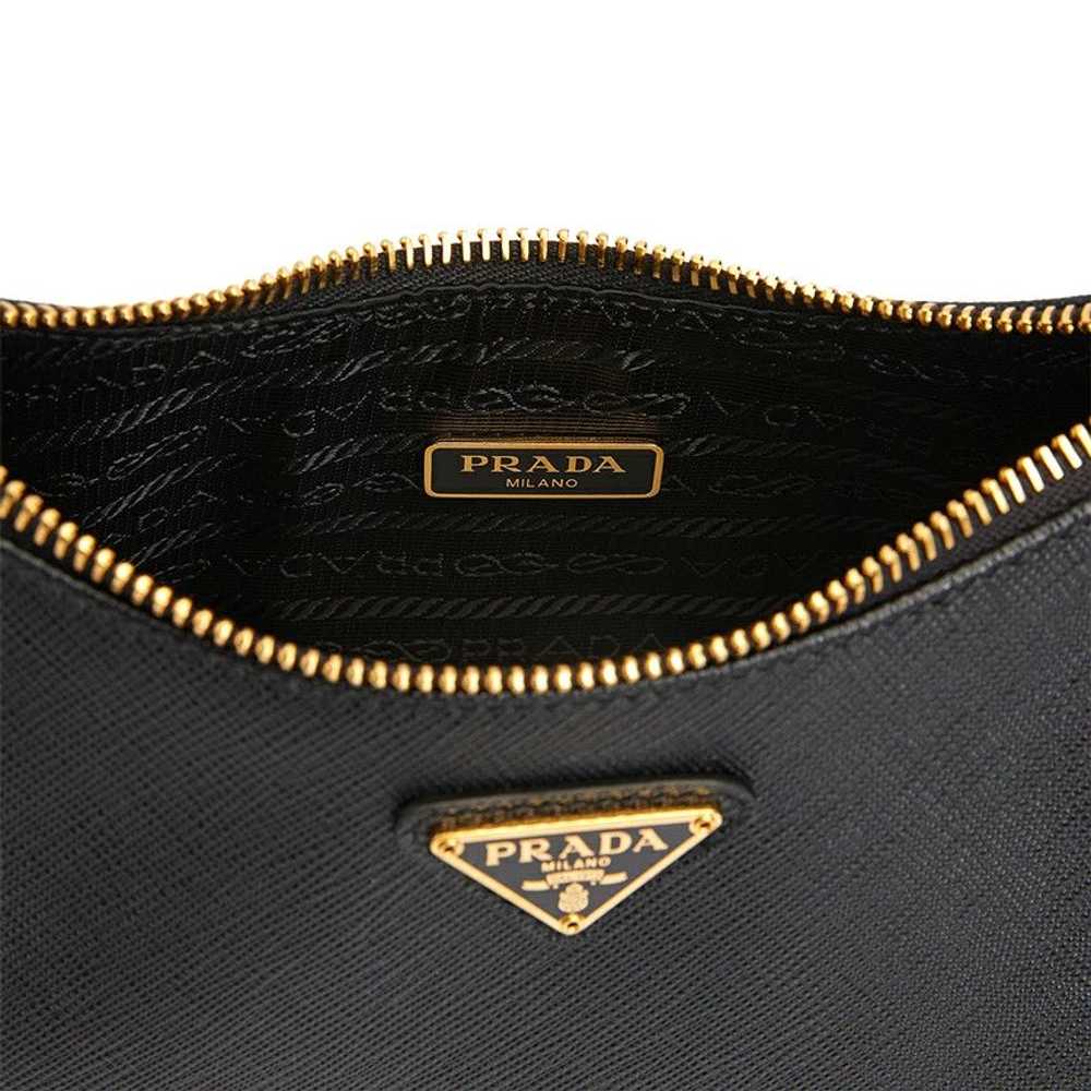 Prada Prada Chain Tote Shoulder Bag Black - image 8