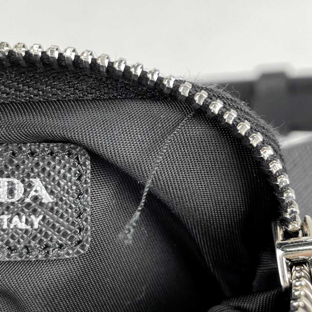 Prada Prada Logo Plate With Pouch Belt Nylon Leat… - image 4