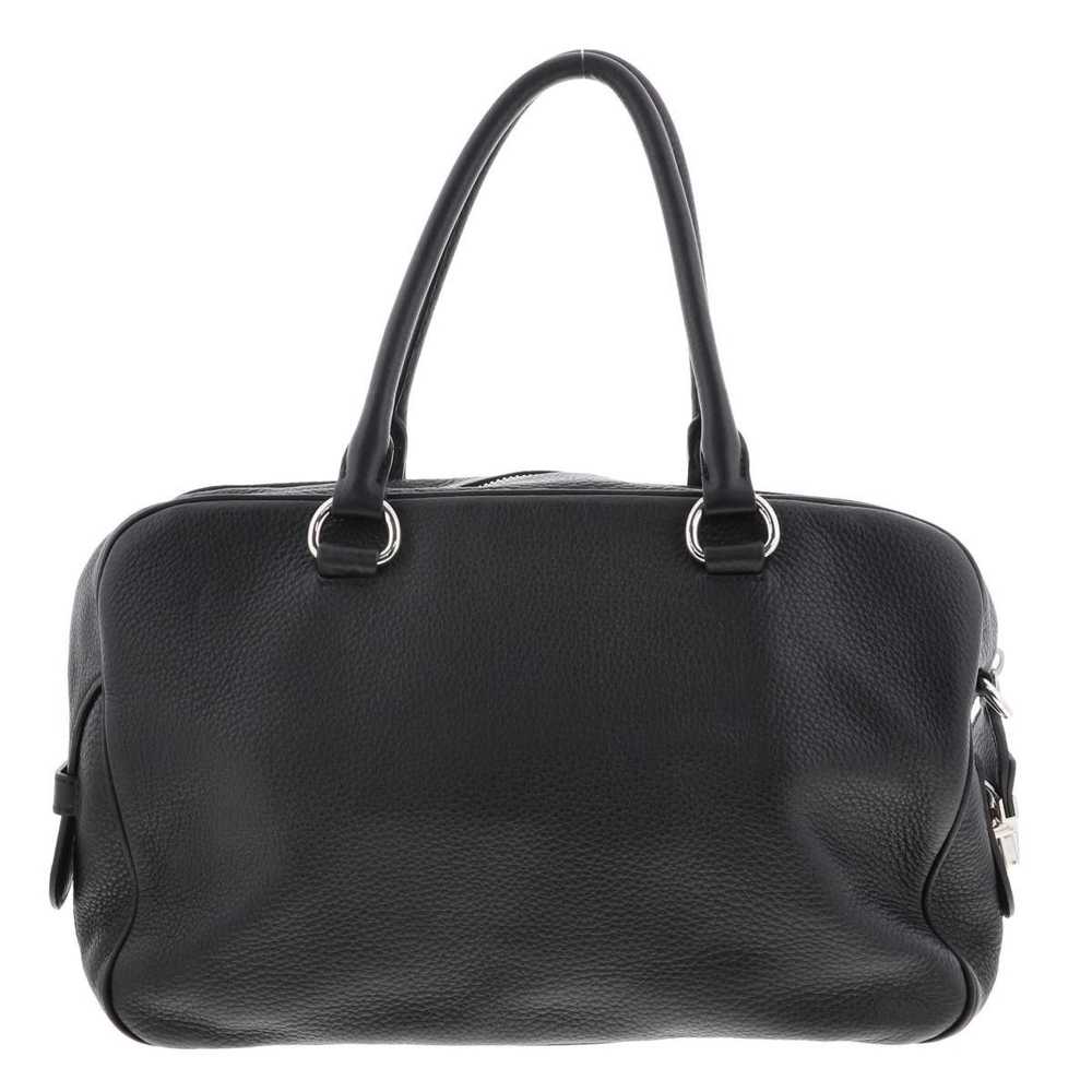 Prada Prada Leather 2way Handbag Black - image 3