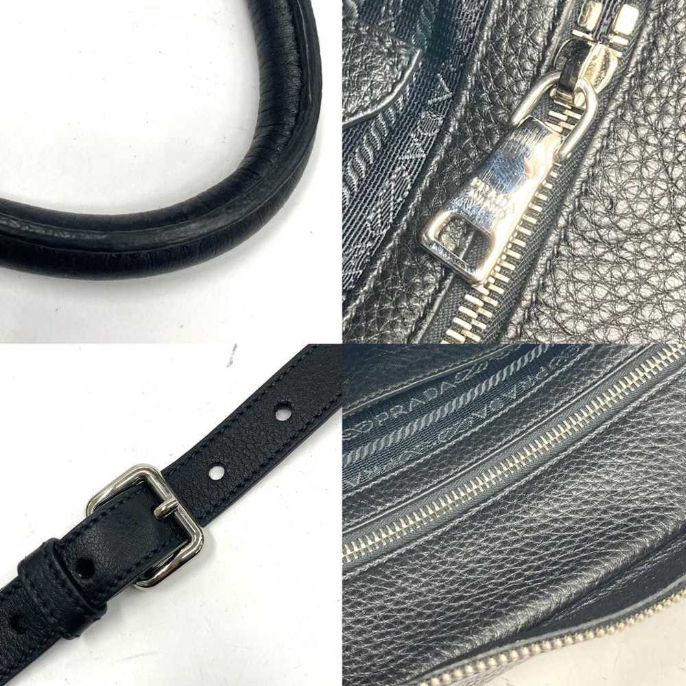 Prada Prada Leather 2way Handbag Black - image 7