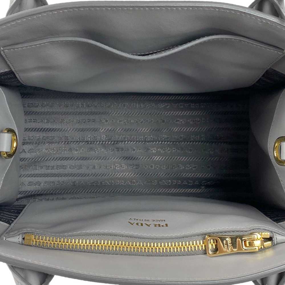 Prada Prada Monochrome Small Bag Logo Handbag Saf… - image 11