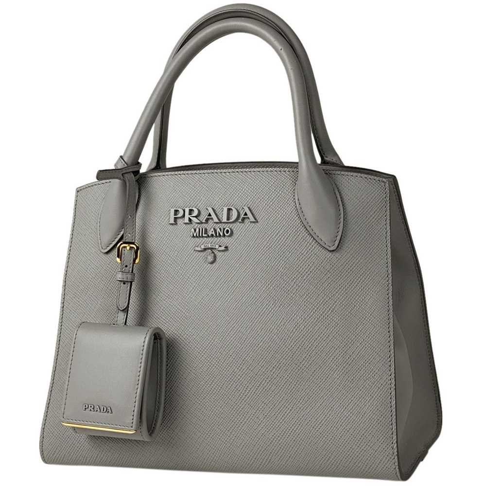 Prada Prada Monochrome Small Bag Logo Handbag Saf… - image 1