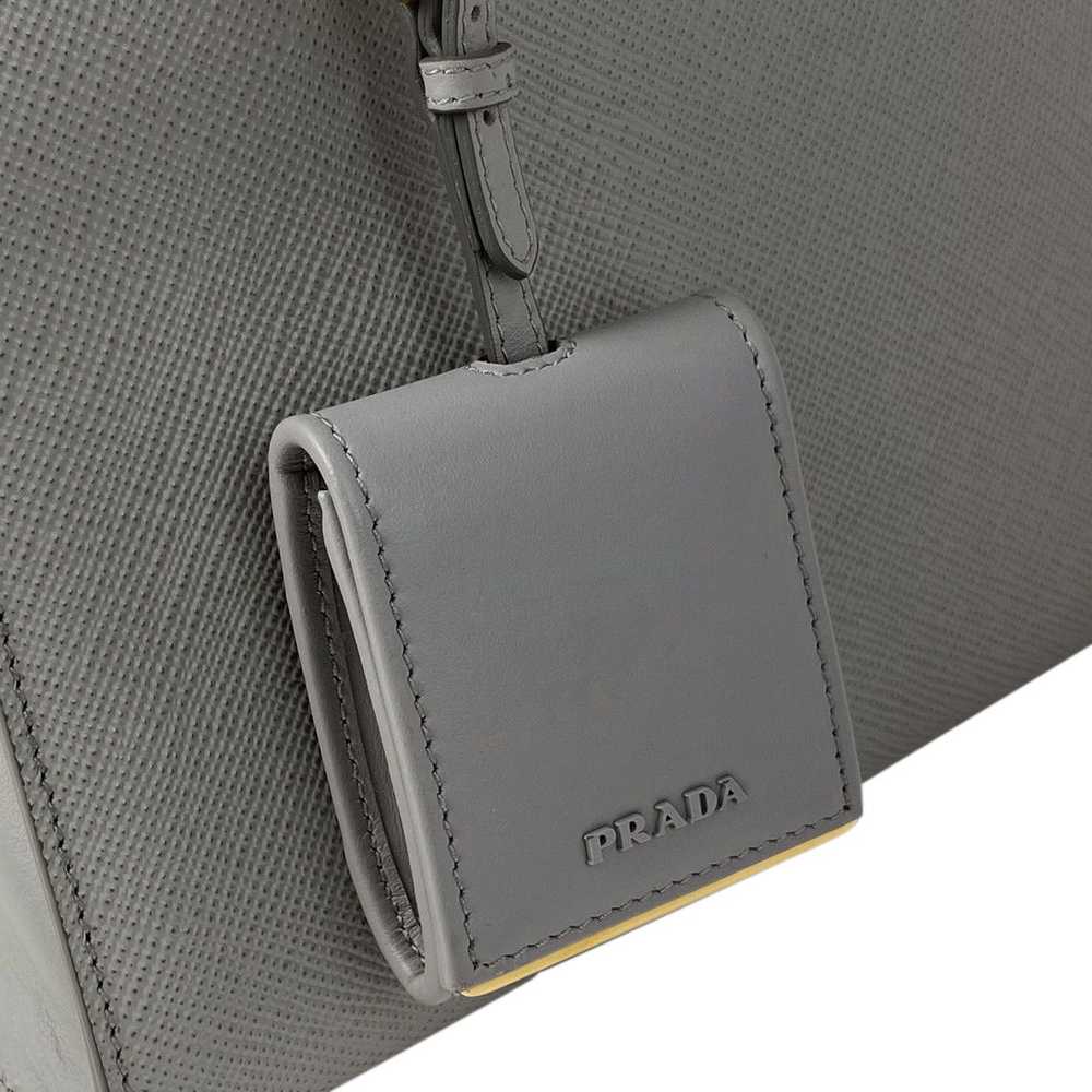 Prada Prada Monochrome Small Bag Logo Handbag Saf… - image 9