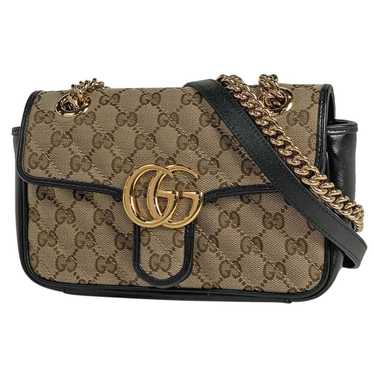 Gucci Gucci GG Pattern Marmont Chain Shoulder Bag… - image 1