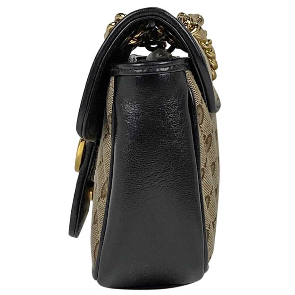 Gucci Gucci GG Pattern Marmont Chain Shoulder Bag… - image 2