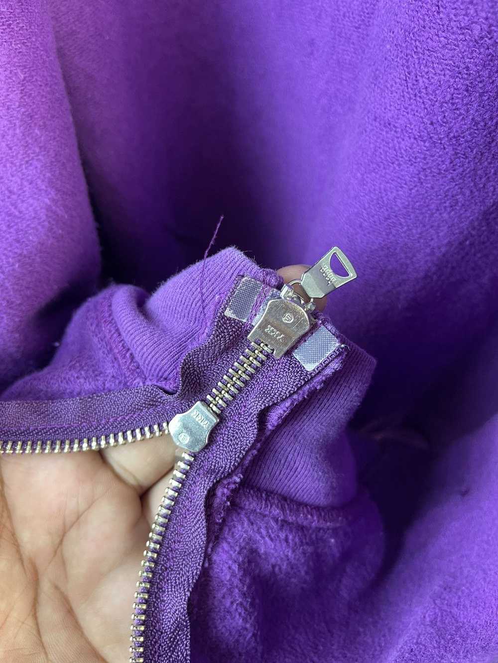 Bape × Nigo Bape FullZip Fullprint Purple Hoodie - image 9