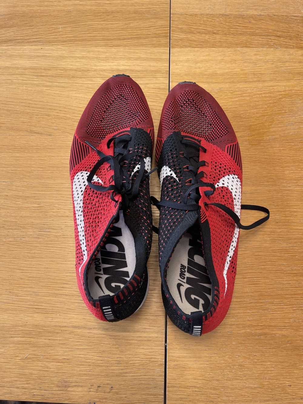 Nike Nike Flyknit Racer University Red 2013 Size … - image 6