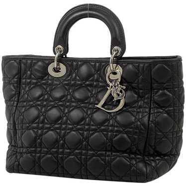 Dior Christian Dior 2way Shoulder Bag Cannage Han… - image 1