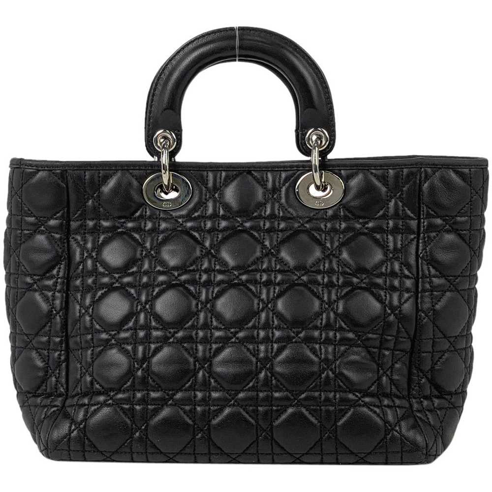 Dior Christian Dior 2way Shoulder Bag Cannage Han… - image 3