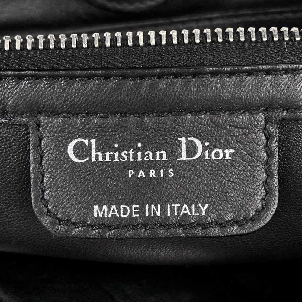 Dior Christian Dior 2way Shoulder Bag Cannage Han… - image 9