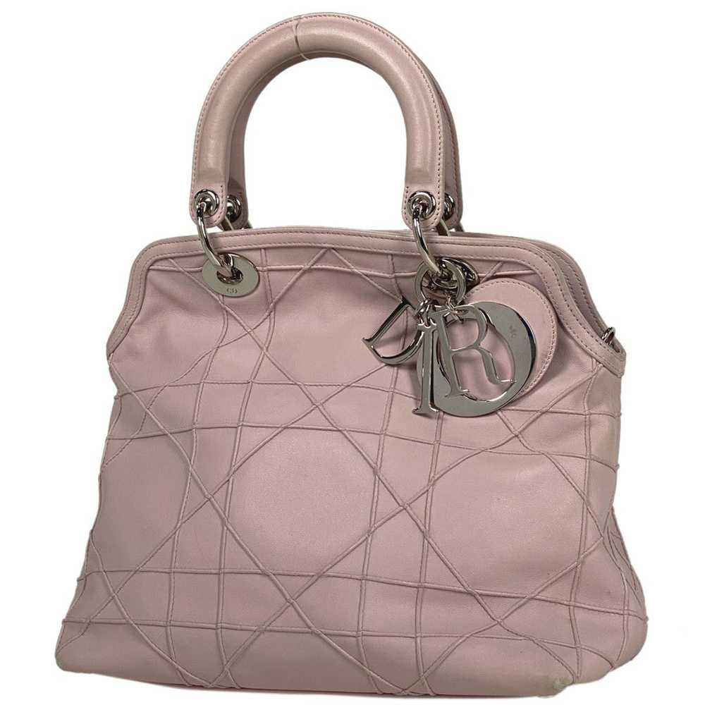 Dior Christian Dior Cannage Handbag 2way Shoulder… - image 1