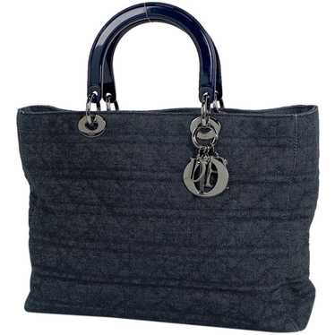 Dior Christian Dior Cannage Handbag Logo Tote Bag… - image 1