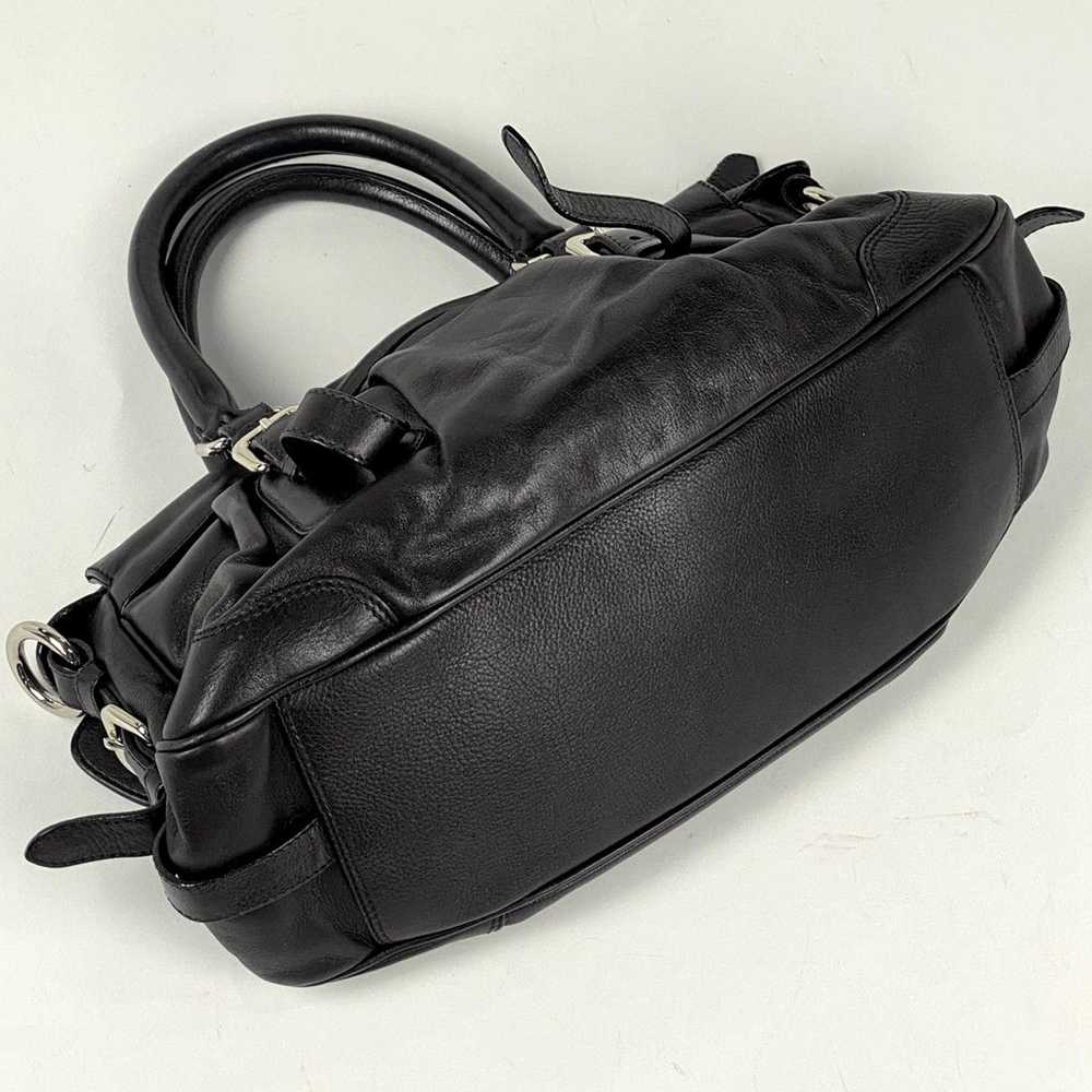 Prada Prada Handbag 2way Shoulder Bag Leather Ner… - image 2