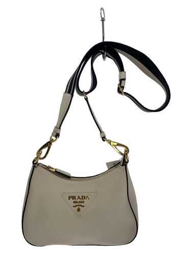 Prada Prada Shoulder Bag Leather Hobo Bag White