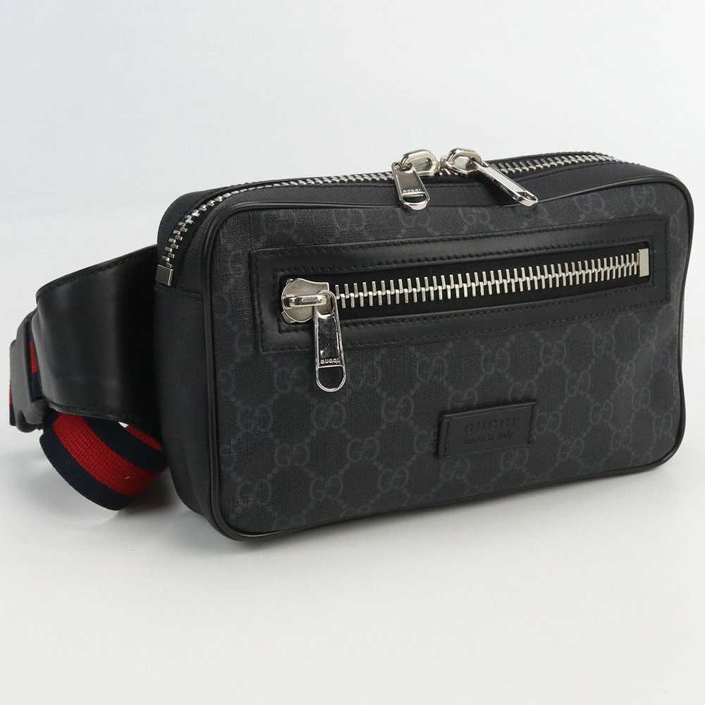 Gucci Gucci Belt Bag GG Supreme Body Bag PVC Black - image 1