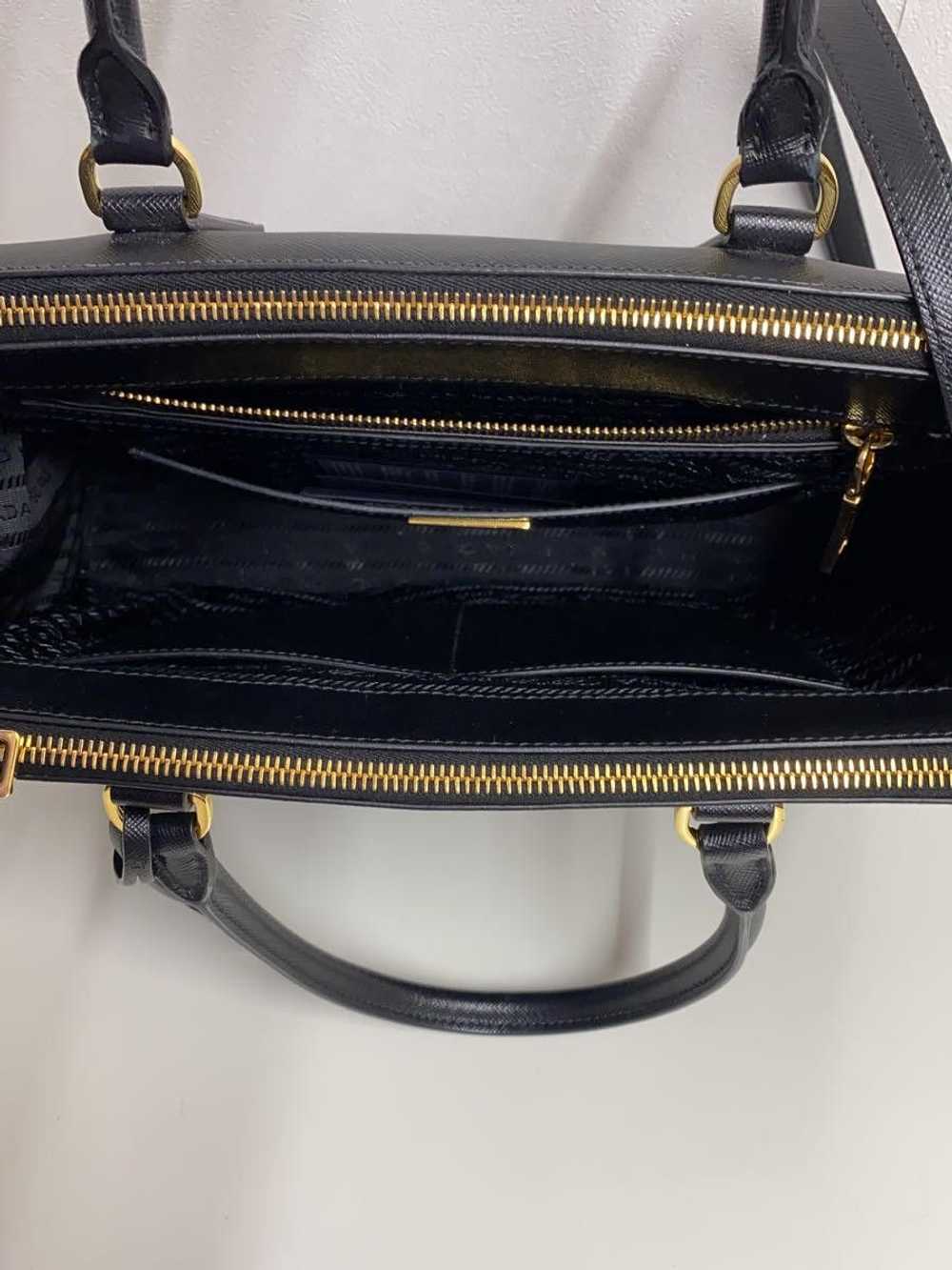 Prada Prada Saffiano Galleria Bag Shoulder Bag Bl… - image 3