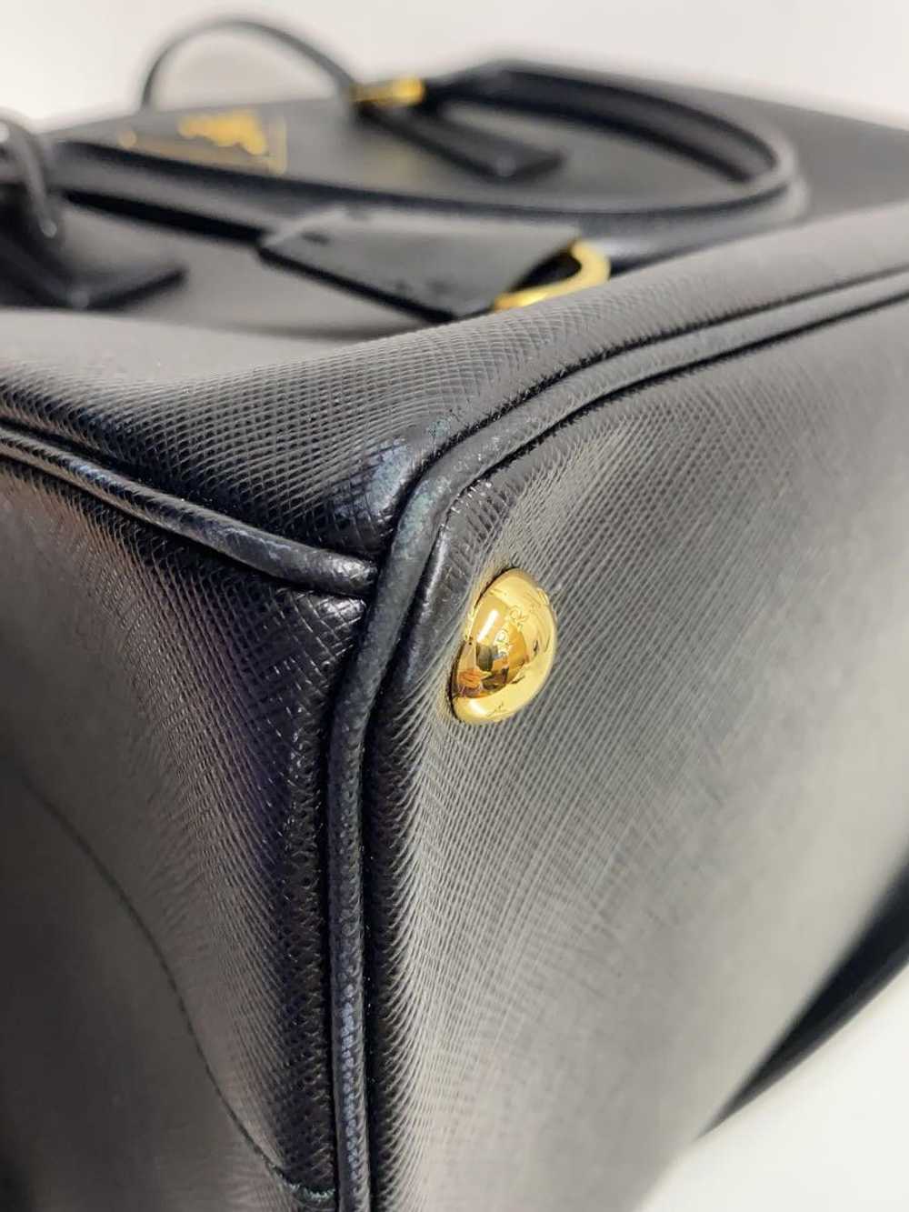 Prada Prada Saffiano Galleria Bag Shoulder Bag Bl… - image 6