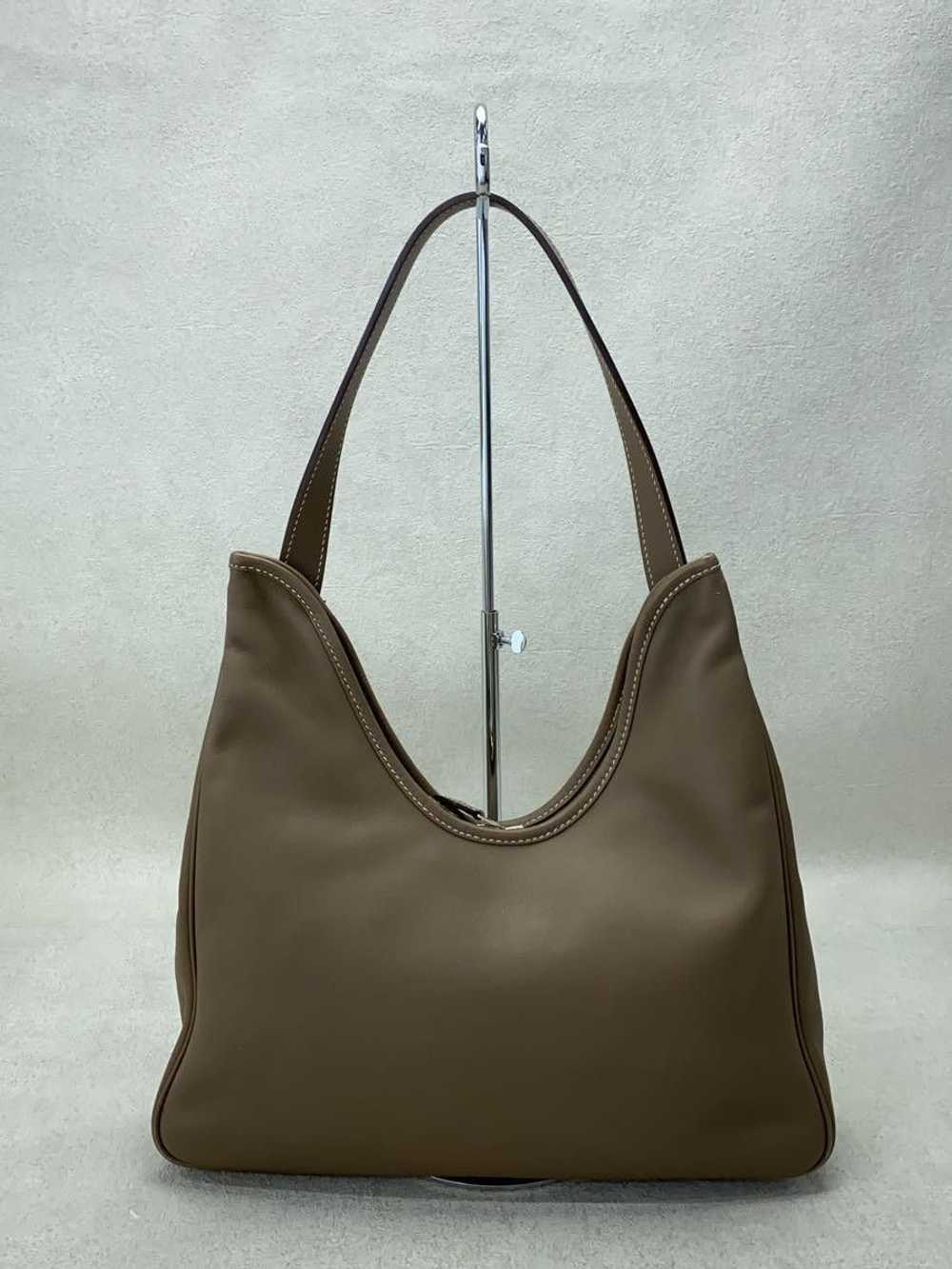 Hermes Hermès Shoulder Bag Leather Beige - image 3