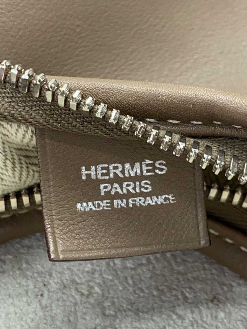 Hermes Hermès Shoulder Bag Leather Beige - image 5