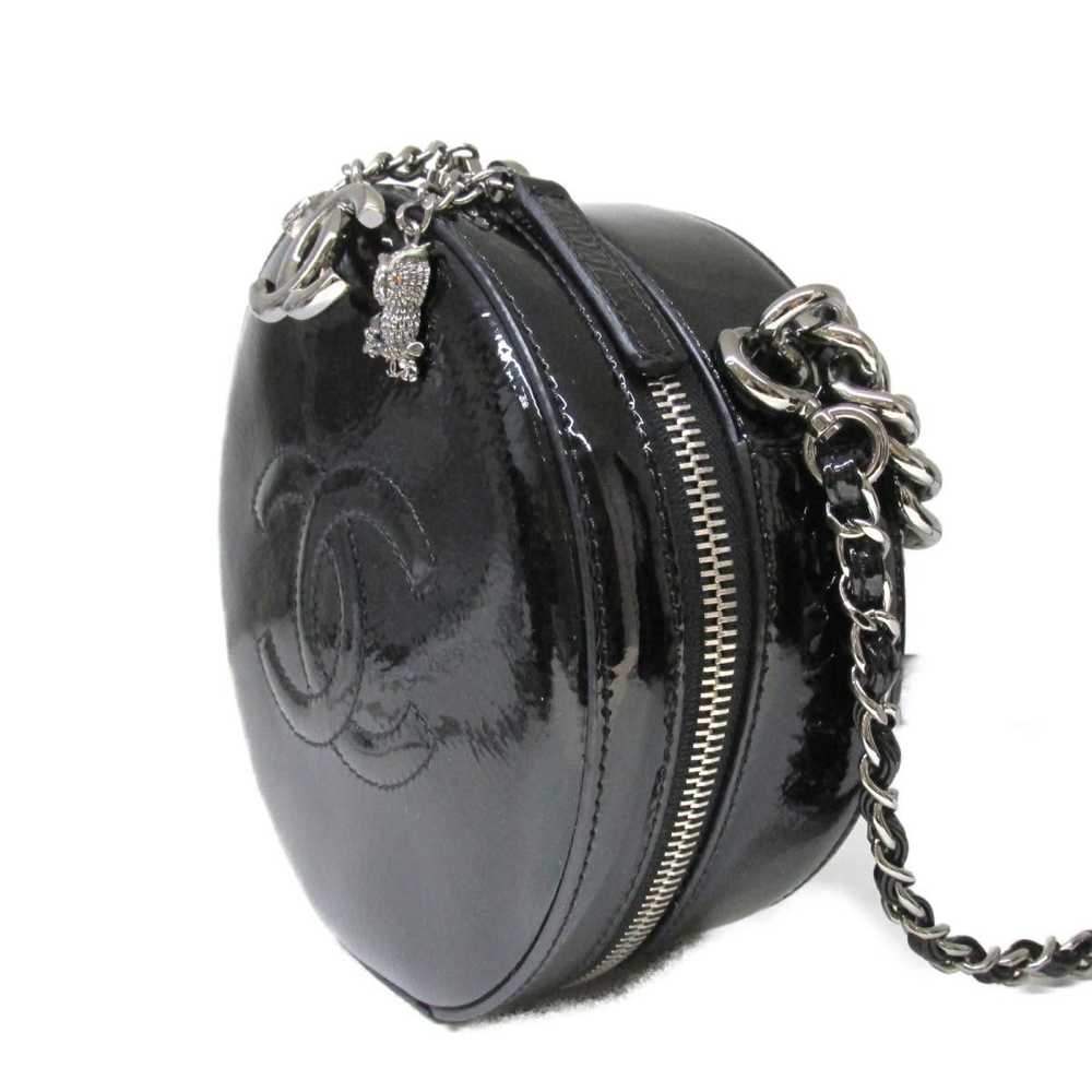 Chanel Chanel Chain Shoulder Bag Enamel Black - image 2