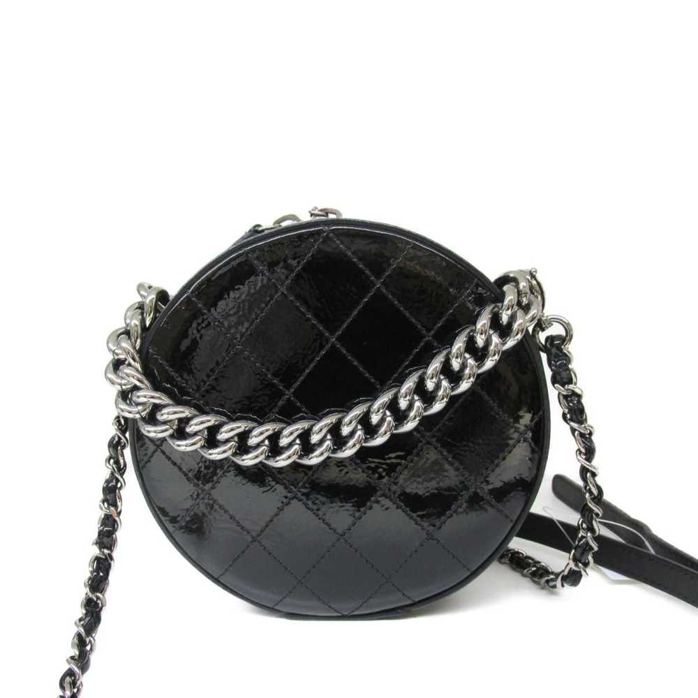 Chanel Chanel Chain Shoulder Bag Enamel Black - image 3