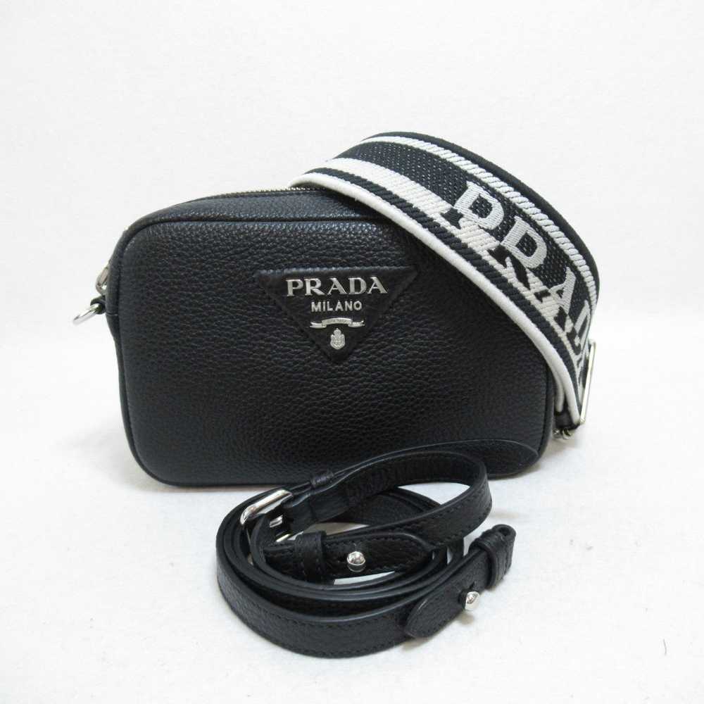 Prada Prada Shoulder Bag Handbag Leather Black - image 5