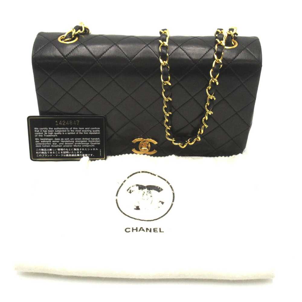 Chanel Chanel Chain Shoulder Bag Leather Black - image 5