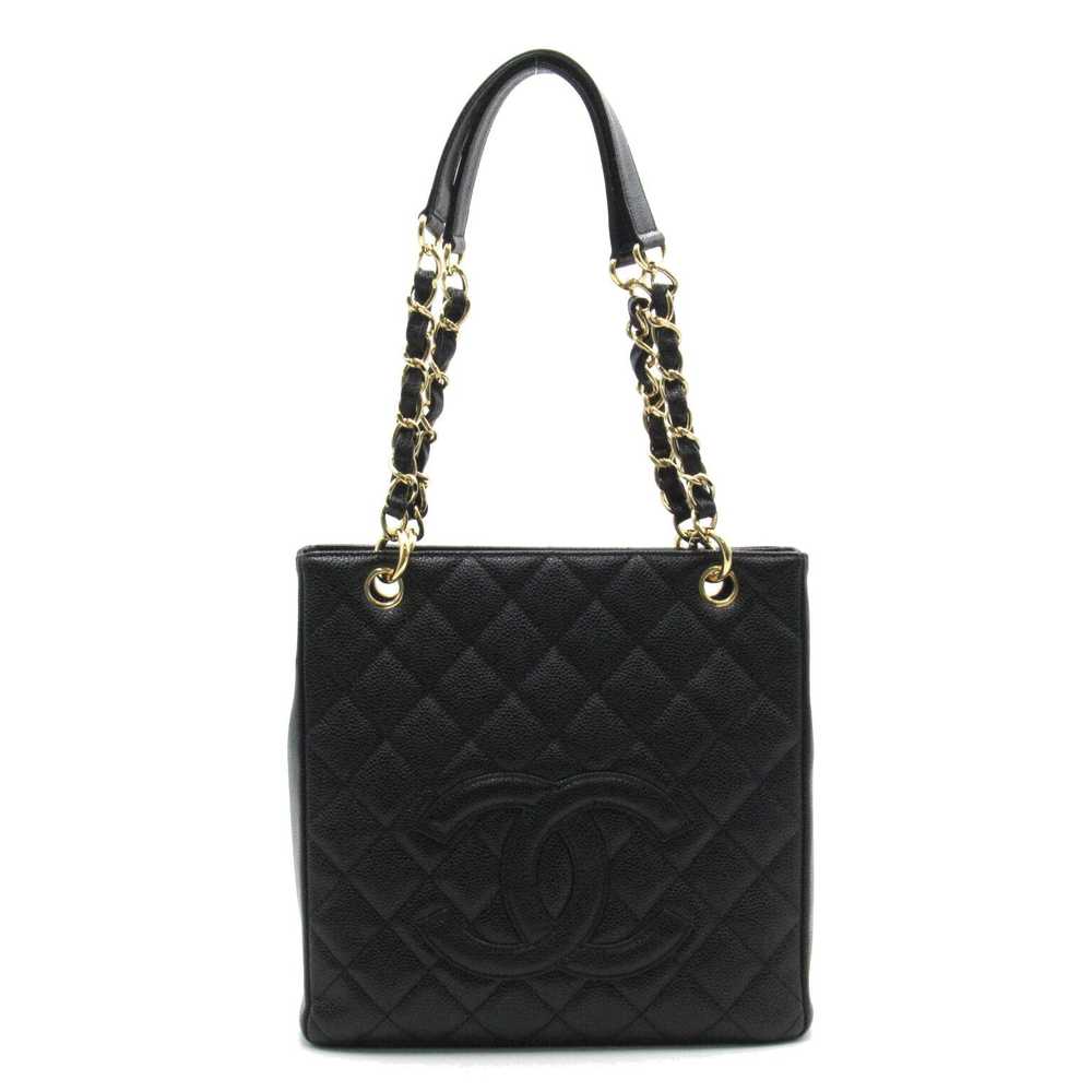 Chanel Chanel PST Shoulder Bag Caviar Skin Black - image 1