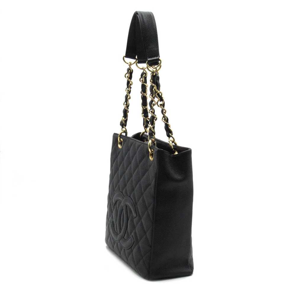 Chanel Chanel PST Shoulder Bag Caviar Skin Black - image 3