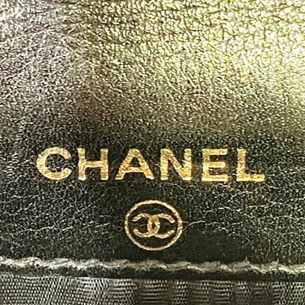 Chanel CHANEL Cocomark caviar skin bifold wallet … - image 4