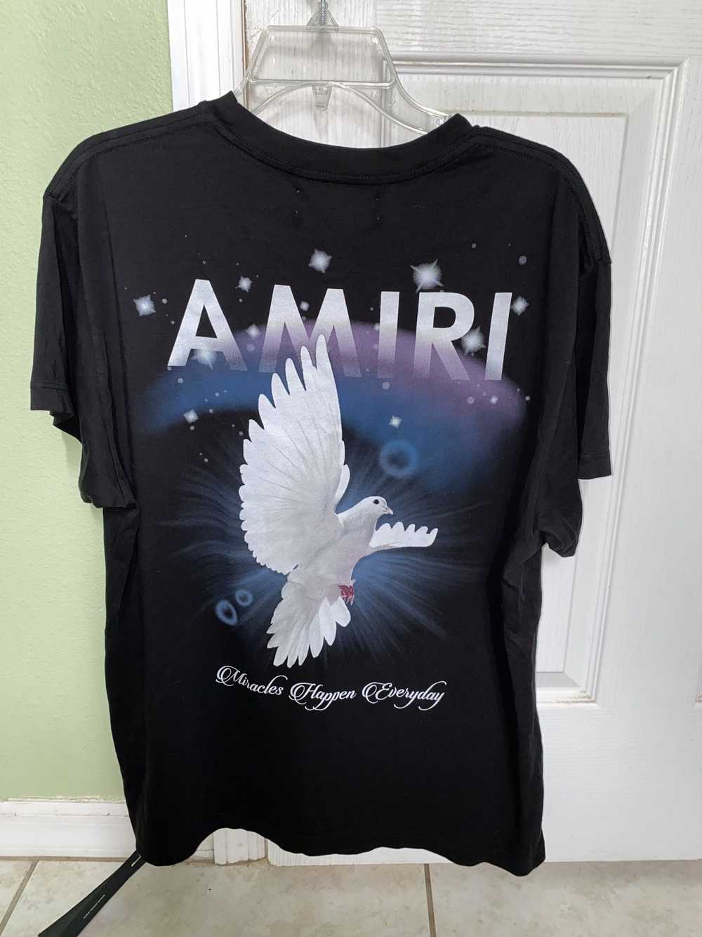 Amiri Ss20 Black Rainbow Dove T-Shirt Tee Cotton … - image 2