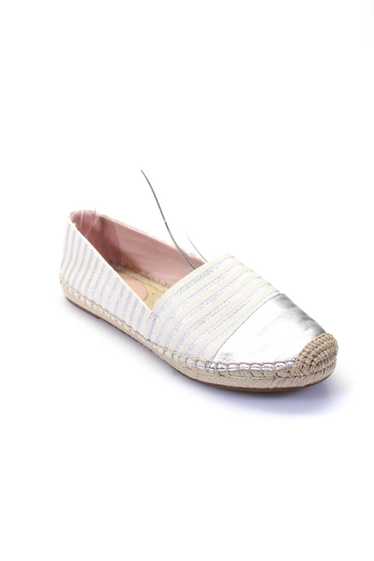 J Crew Womens Stripped Slide On Espadrille Loafers