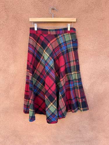Stonybrook Wool Plaid Skirt - image 1