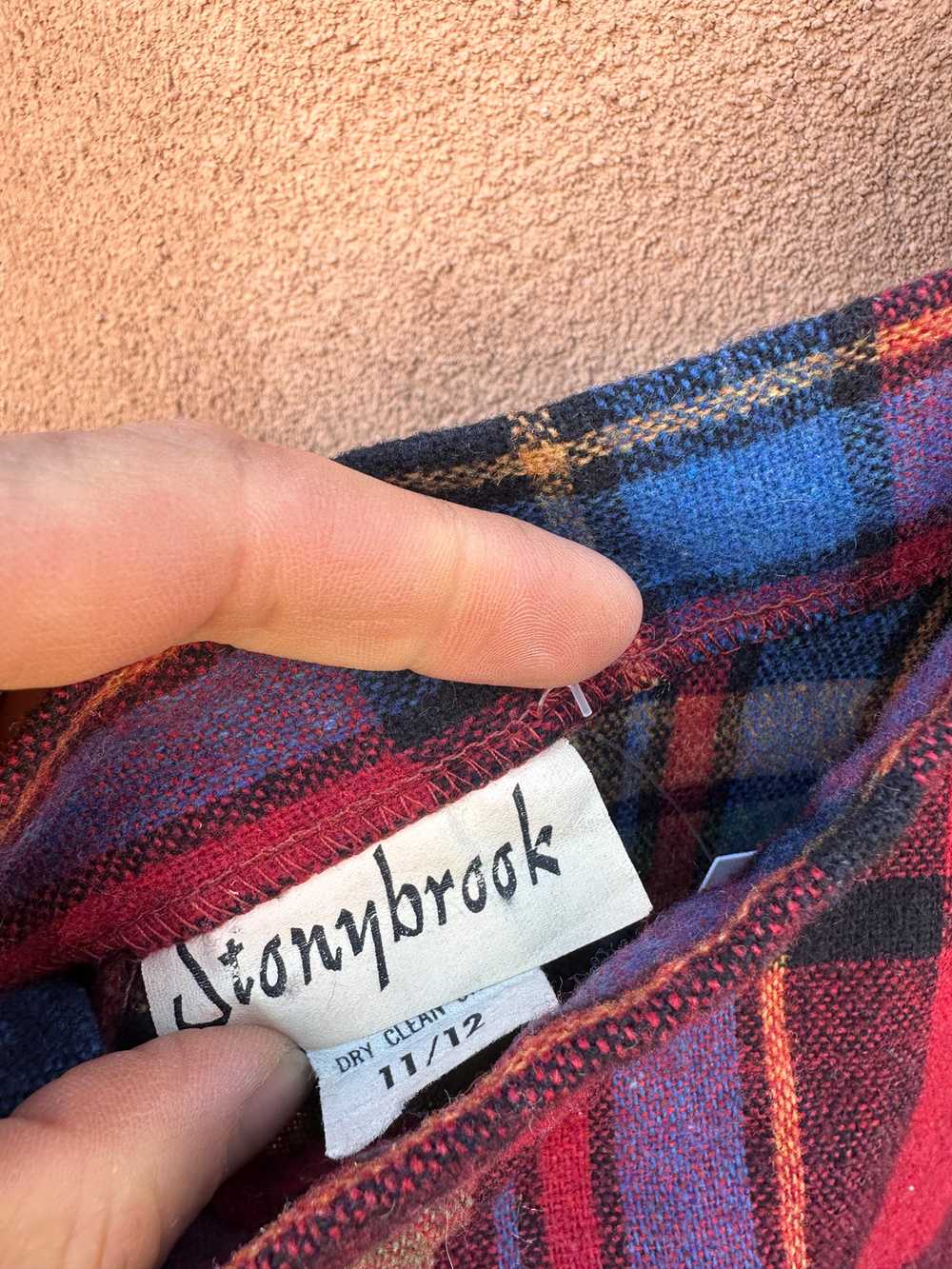 Stonybrook Wool Plaid Skirt - image 4