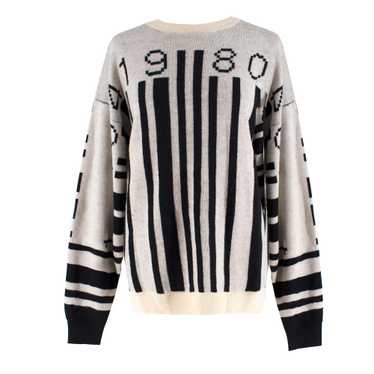 Jeremy Scott Jeremy Scott Runway Wool Barcode Int… - image 1