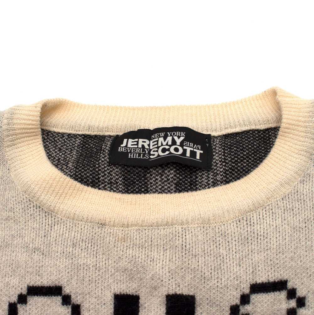 Jeremy Scott Jeremy Scott Runway Wool Barcode Int… - image 8