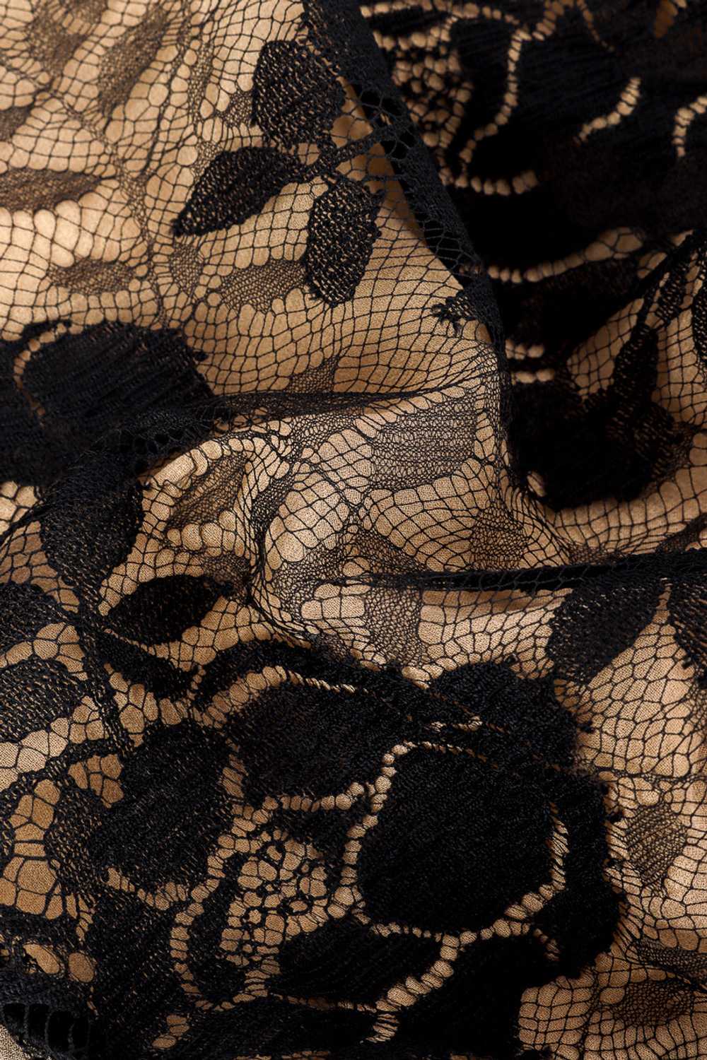 VALENTINO Lace Silk Peekaboo Dress - image 12