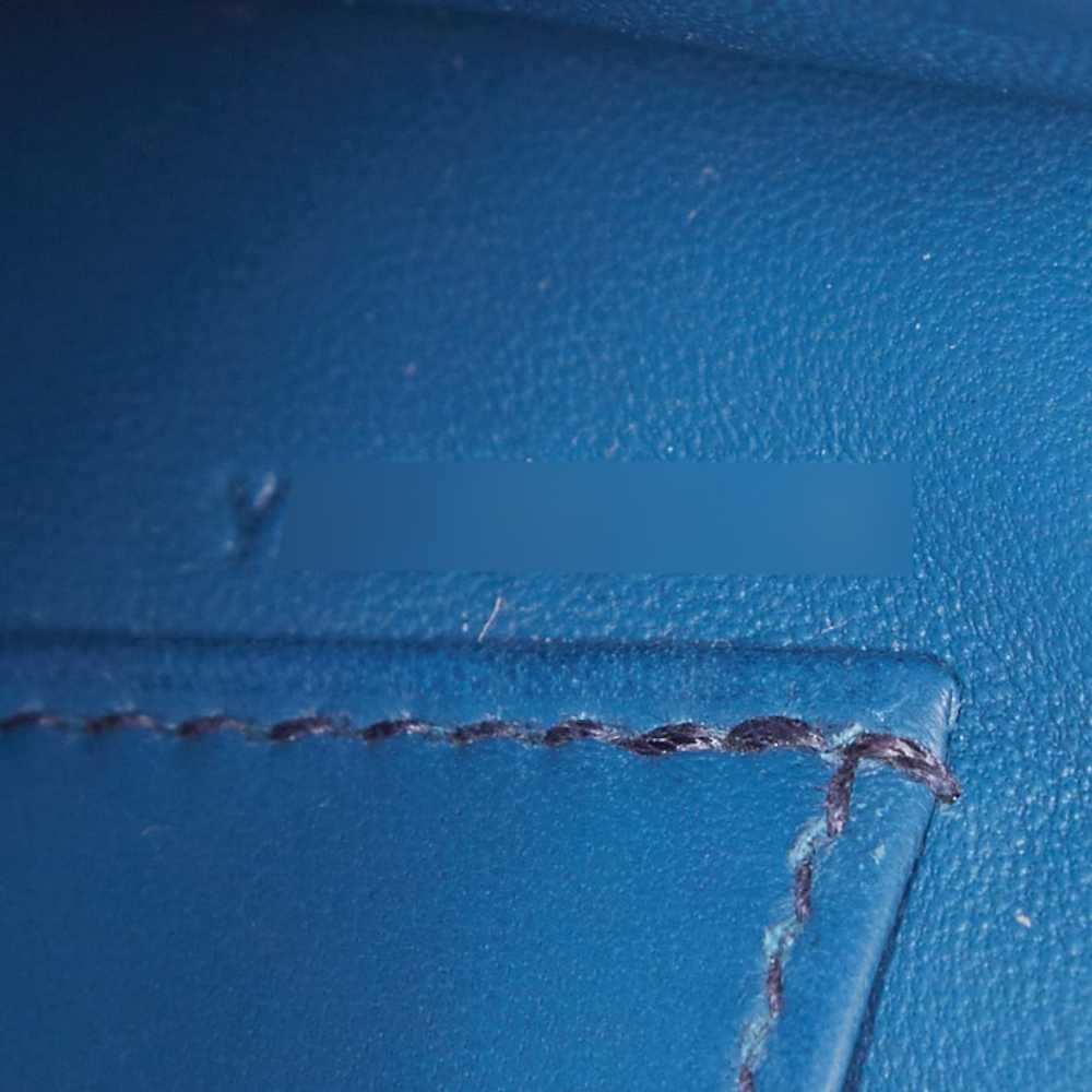 Hermès Kelly 20 cm handbag in blue Mysore leather… - image 6