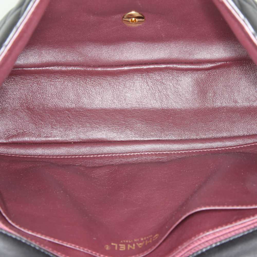 Chanel Timeless Jumbo shoulder bag in black quilt… - image 4