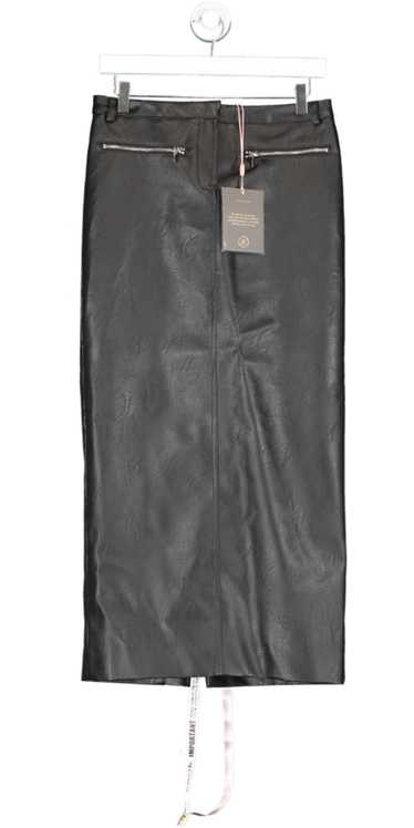House of CB Black Tana Vegan Leather Maxi Skirt UK