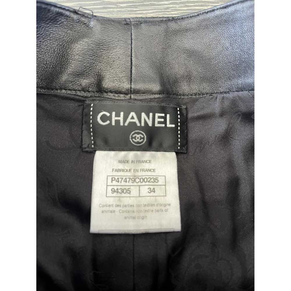 Chanel Leather slim pants - image 8