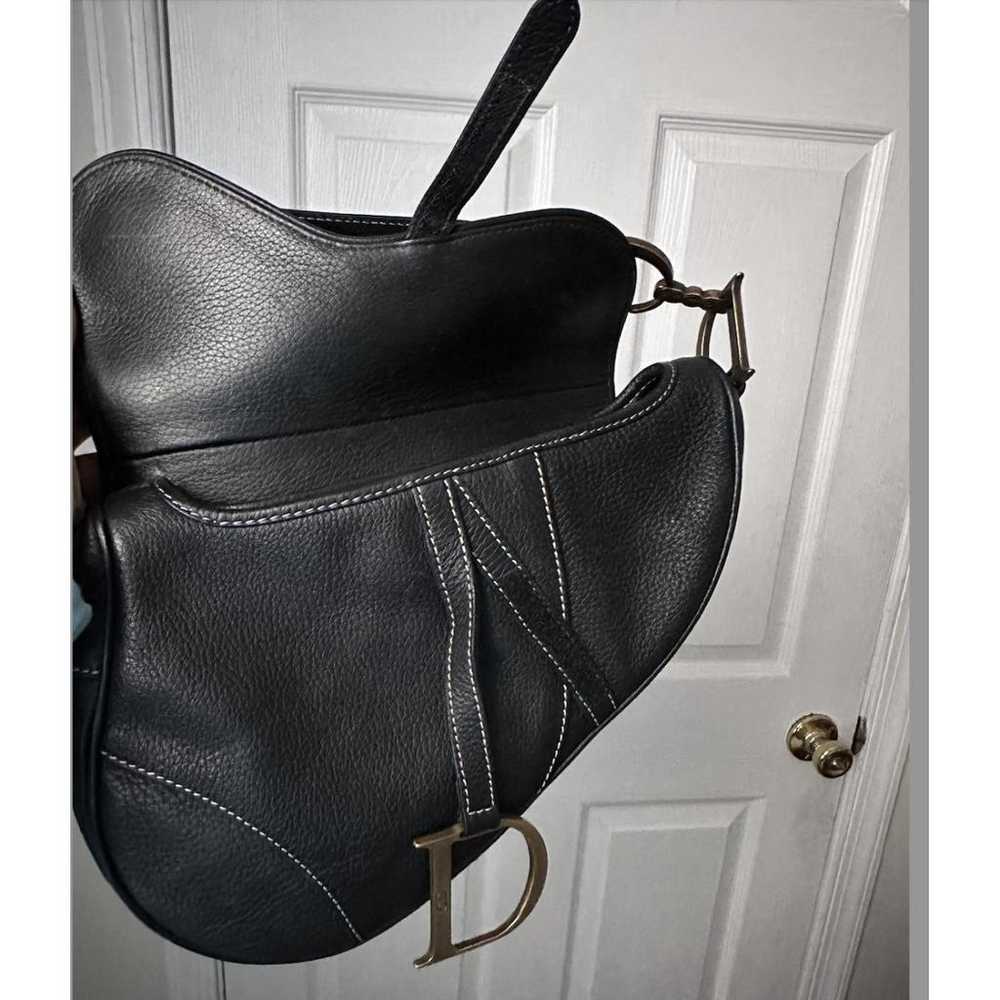 Dior Saddle leather handbag - image 8